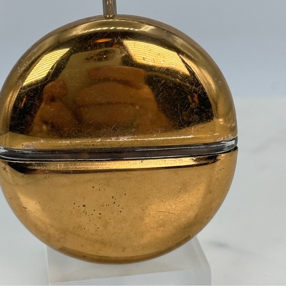 Vintage 1947 Mary Dunhill Perfume BottleGlass and Goldtone Brass Case MCM Travel - Picture 6 of 12